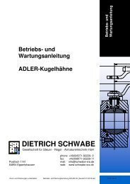 Betriebsanleitung ADLER-KugelhÃ¤hne - Schwabe