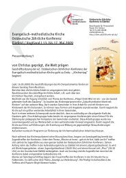 PDF | 132KB - Ostdeutsche JÃ¤hrliche Konferenz