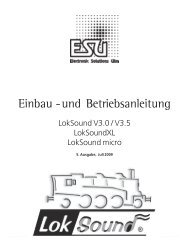 ESU LokSound XL V3.5 - WY Scenic Model Rail Road