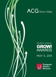 GROW! Awards - Association for Corporate Growth