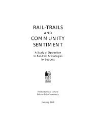 Opposition to Rail Trails and Strategies for Success
