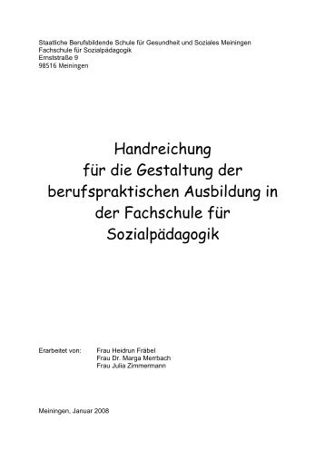 Handreichung fÃ¼r die Gestaltung der ... - Bbs-gus-mgn.de