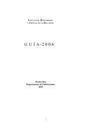GuÃ­a 2006 - Facultad de Humanidades y Ciencias de la EducaciÃ³n