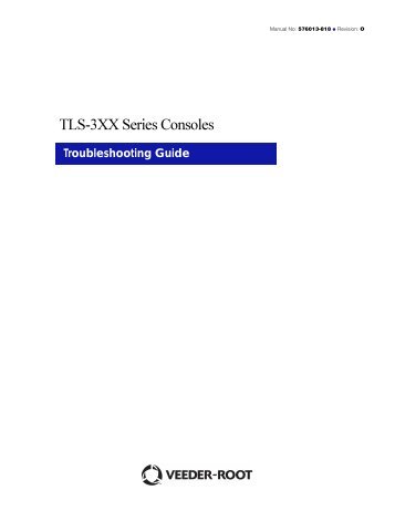 VDR.OD.Troubleshooting Guide TLS3XX - Earthsafe Systems, Inc.