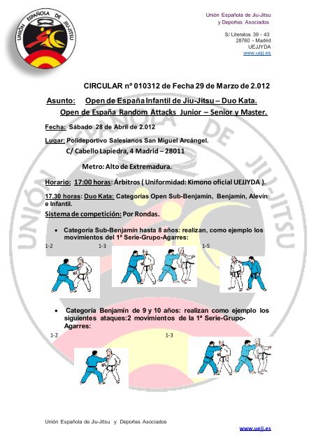 RANDOM ATTACKS 2012 - FederaciÃ³n EspaÃ±ola A. de Jiu Jitsu y DA