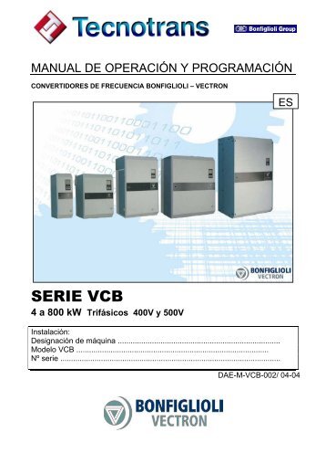 SERIE VCB - Tecnotrans