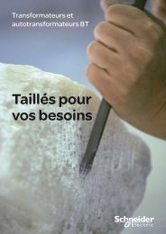 TaillÃ©s pour vos besoins - e-Catalogue - Schneider Electric