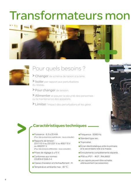 TaillÃ©s pour vos besoins - e-Catalogue - Schneider Electric