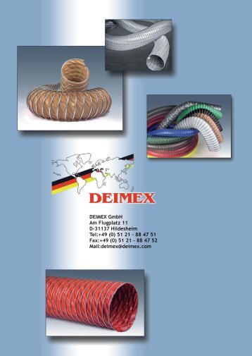 DEIMEX GmbH Am Flugplatz 11 D-31137 Hildesheim Tel:+49 (0) 51 ...