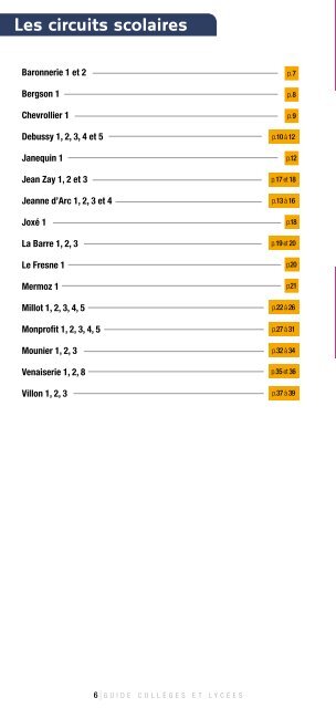 Les circuits scolaires - Irigo