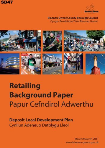 Retailing Background Paper - Blaenau Gwent County Borough ...