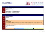 Download the final program (pdf). - Oslo Sports Trauma