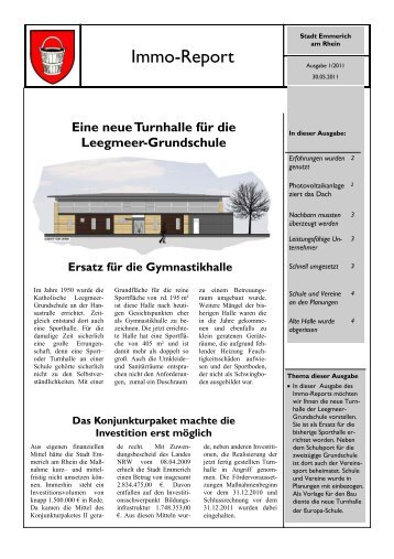 Immo-Report 1/2011 - Turnhalle Leegmeer - Emmerich