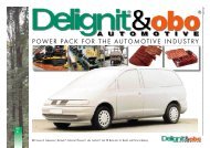 POWER PACK FOR THE AUTOMOTIVE INDUSTRY - Delignit