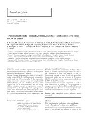 Transplantul hepatic - Chirurgia