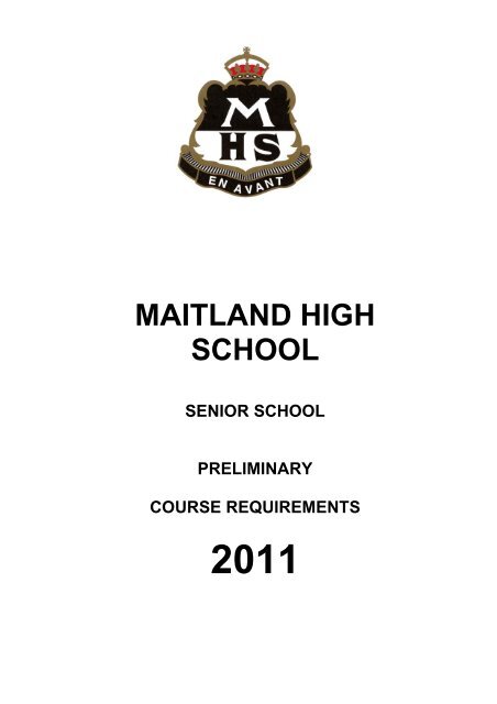 MAITLAND HIGH SCHOOL - Millennium