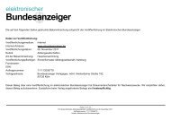 Bundesanzeiger - SinnerSchrader AG