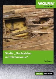 Studie âFlachdÃ¤cher in Holzbauweiseâ - WOLFIN Bautechnik