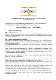 Hausordnung [PDF] - Musikgymnasium Schloss Belvedere