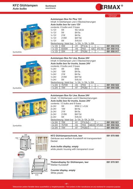 ERMAX Warn - STEAG Handels AG, Horgen