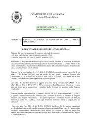 Determina 69/AFFARI GENERALI de - Comune di Villasanta