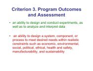 UMC Definition of Design for ABET