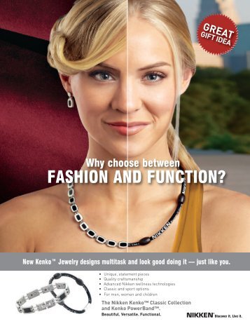 Magnetic Jewelry Brochure2 - Nikken Wellness Products & Nikken ...