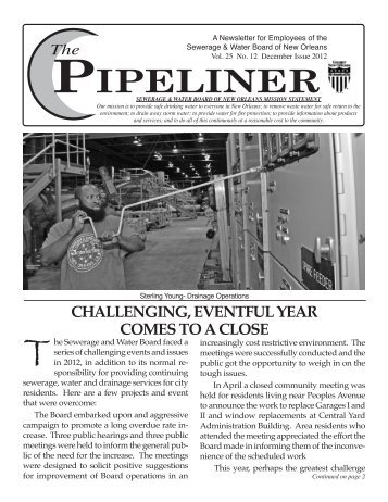 PIPELINER - Sewerage and Water Board of New Orleans