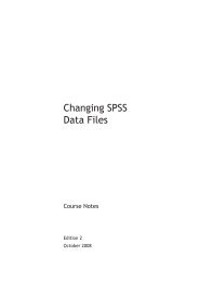 Changing SPSS Data Files - Docs.is.ed.ac.uk