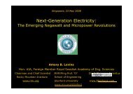 Next-Generation Electricity: - Energy Efficiency