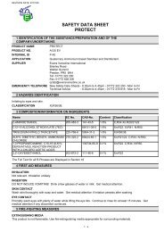 SAFETY DATA SHEET PROTECT - My Supply Chain