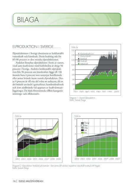 Den svenska elens miljÃ¶pÃ¥verkan (broschyr, pdf, 1 ... - Svensk energi