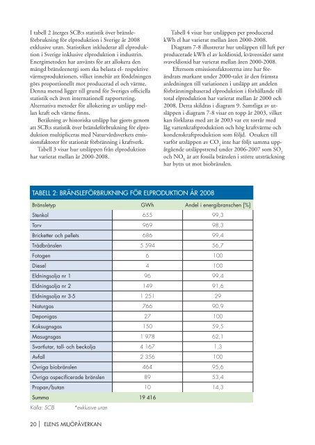 Den svenska elens miljÃ¶pÃ¥verkan (broschyr, pdf, 1 ... - Svensk energi