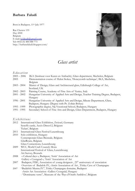 Portfolio PDF - VerriBelGlass