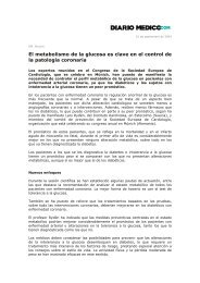 El metabolismo de la glucosa es clave en el control de la patologÃ­a ...