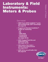 Laboratory & Field Instruments: Meters & Probes - ECA Service