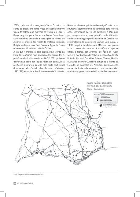 ACTAS DAS I JORNADAS as vias do Algarve da ... - CalÃ§adinha