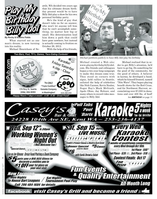 KaraoKe SHoW LISTINGS - The Medallion Online