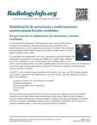 EmbolizaciÃ³n de aneurismas y malformaciones ... - RadiologyInfo