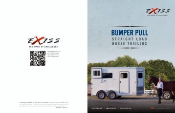 2012 Straight Load Bumper Pull - Exiss