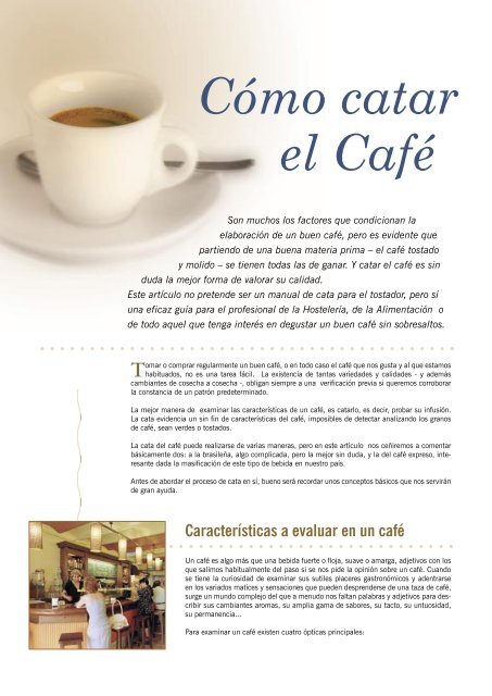 Tipos de taza para cada café - Cafés la Brasileña