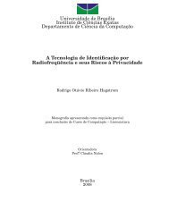 RFID - Departamento de CiÃªncia da ComputaÃ§Ã£o - UnB