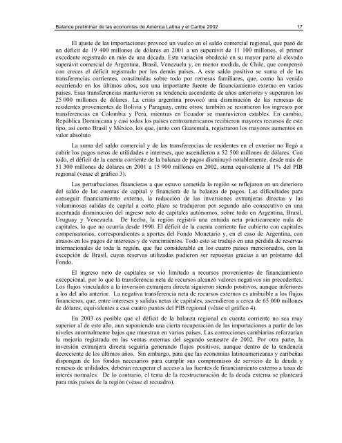 alance preliminar de las economías de América Latina y el Caribe ...