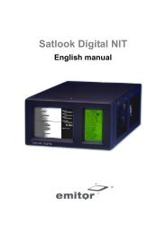 Satlook Digital Nit English - Emitor