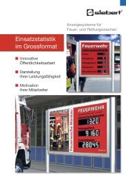 Informationen - Siebert Industrieelektronik GmbH