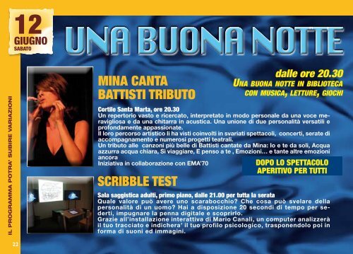 Scarica il Programma completo degli eventi - Provincia di Monza e ...