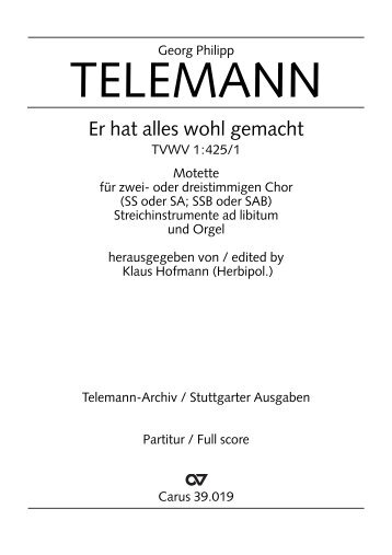 TELEIV\ANN - Carus-Verlag