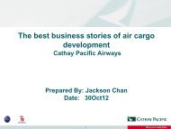 The best business stories of air cargo development