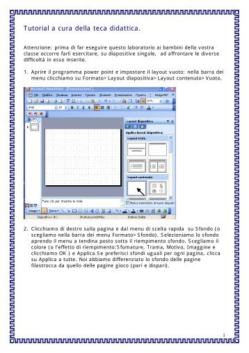 Tutorial - La Teca Didattica