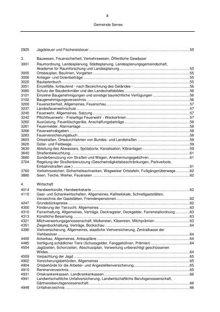 Findbuch SER - Landratsamt Enzkreis
